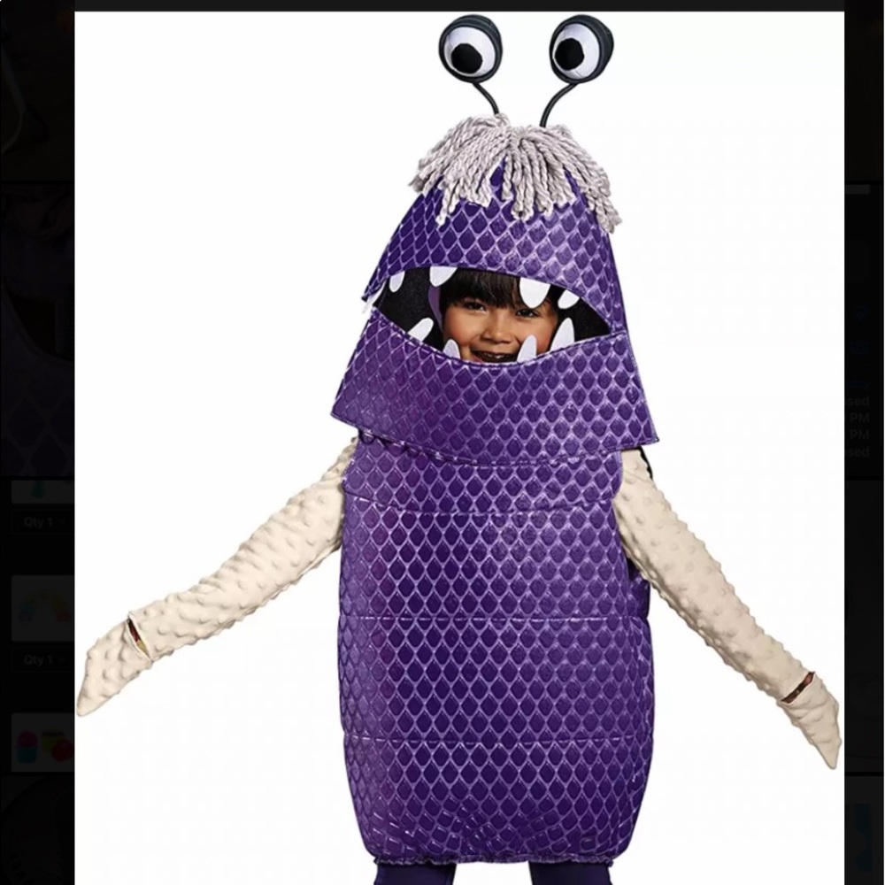 Disney Pixar Monsters Inc. - Boo Deluxe Toddler Costume 2T (S)